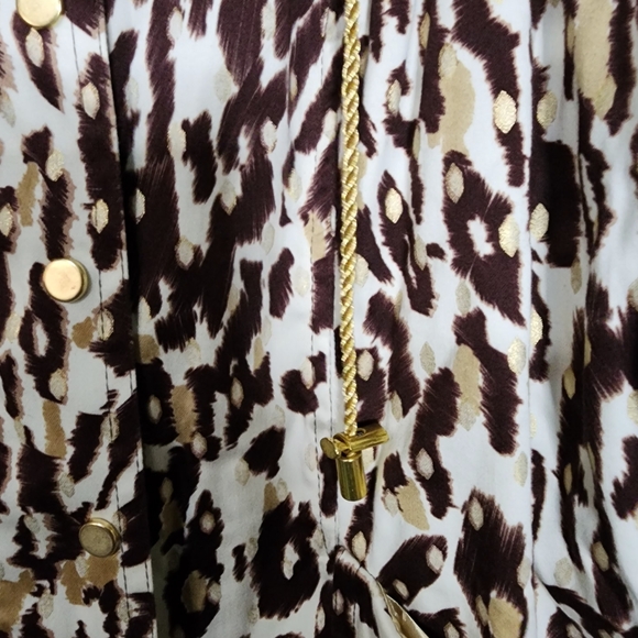 Just B leopard animal print jacket 80's style classy leopard print large y2k - Picture 15 of 15